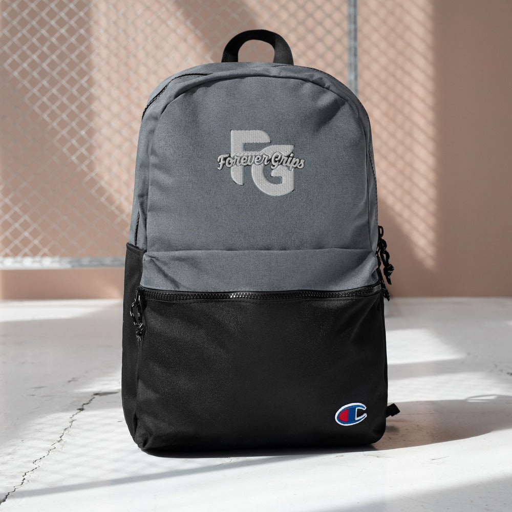 Forever Grips Embroidered Champion Backpack