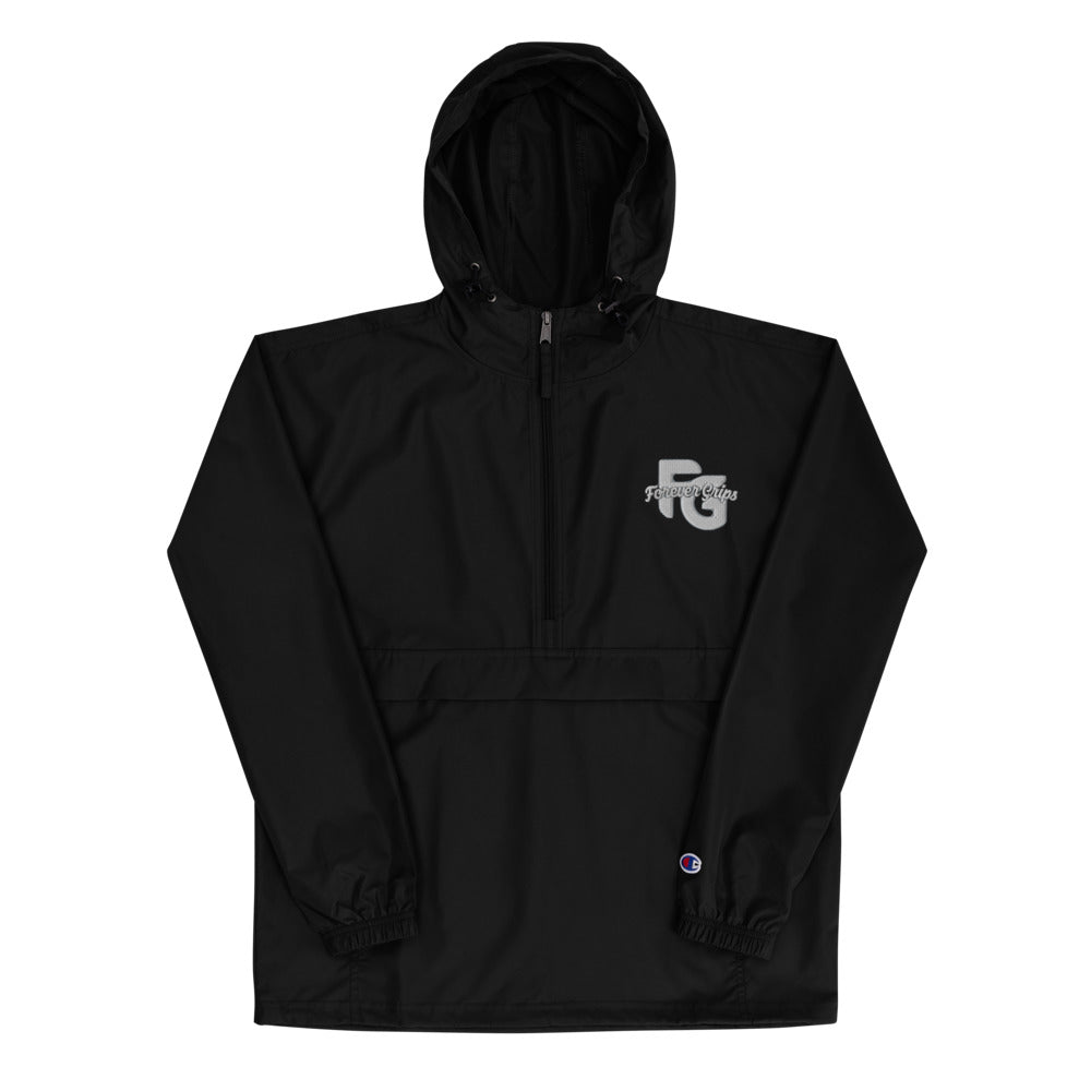 Forever Grips Embroidered Champion Packable Jacket